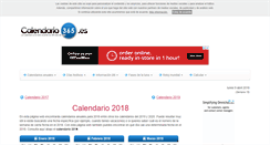 Desktop Screenshot of calendario-365.es